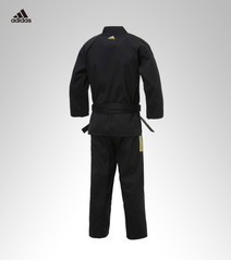 Adidas ADI-OPEN Dobok Boy’s Champion Uniform Black Taekwondo Hapkido Karate TKD