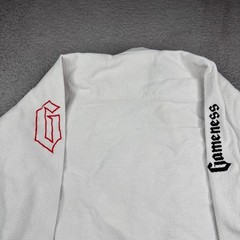Gameness Gi/Kimono Jacket Adult A0 White BJJ Jiu Jitsu MMA (Jacket Only )