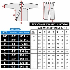 FISTRAGE Karate Gi 8 oz Lightweight Uniform with Belt Soft Poly Cotton Fabric