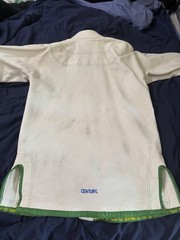 CENTURY 96 Especial Signature Series Jiu-Jitsu Gi White Green A1