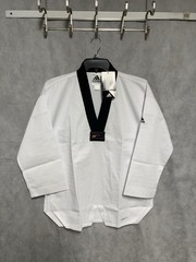 NWT Adidas Jacket Men 2 (160) World Taekwondo Dobok ADI-Champ III Uniform Top