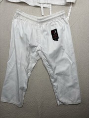 Bushido Karate Uniform The Essential Uniform Kids Sz S 0/140White Kimono Suit PO