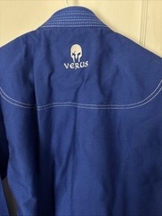 Verus New Blue Red And White Cotton Adult Jiu Jitsu Jacket A2 GLADIUS BRAZILIAN