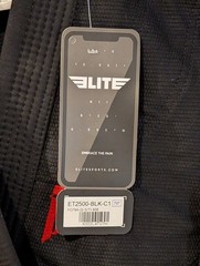 Elite Core Black Brazilian Jiu Jitsu Kids BJJ Gi