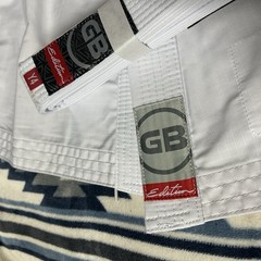 Gracie Barra Jiu-Jitsu Gi Set Youth 4 GB Edition White Ripstop Fabric