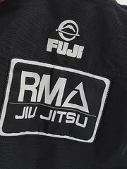 Fuji Gi & Gear Womens Size C00 Color Black 3/4 Sleeve Graphic Martial Arts Wrap