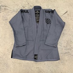 Sanabul Jiu Jitsu Gi A1 Adult Gray Kimono Jacket Top Size 5