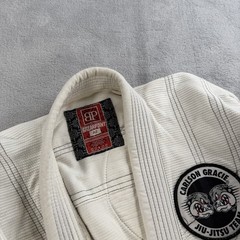 Break Point BJJ Gi A2 Adult Jiu Jitsu Kimono Carlson Gracie Patch White