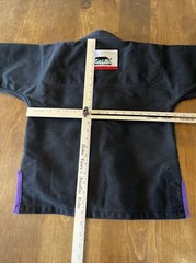 ELITE Jiu-jitsu Gi Youth Size C1 Black BJJ Uniform Coat Top Kids Purple MMA
