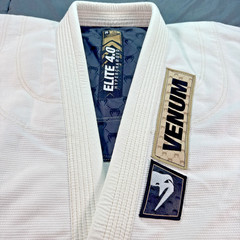 New Venum Elite 4.0 Hypercharged A4 BJJ Gi White No belt