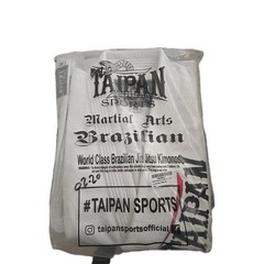 Taipan Sports Unisex Adult Brazilian Belted Jiu Jitsu Kimonos White Size A2 NEW