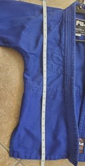 Fuji Gi Martial Arts Uniform blue BJJ MMS JUDO JUJITSU etc Size 00 + white Belt