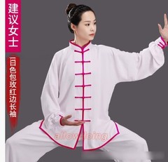 Chinese Kung Fu Tai Chi Suit Cotton Shirt+Pants Wushu Uniform Martial art Sets