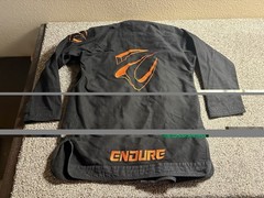 Edure Sport BJJ Gi Jiu Jitsu Uniform Set Mens A3/XL Black Martial Arts Fightwear