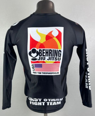 Behring Rash Guard Long Sleeve Size M Medium Jiu Jitsu Spartan Hoplite