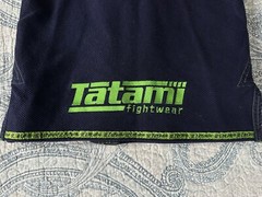 Kids Tatami Animal Jiu-Jitsu Kimono Cesar Crocodile Navy Blue & Green Size M1