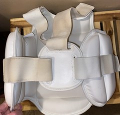 Adidas WKF Kids Karate Chest Protector Size XXS White