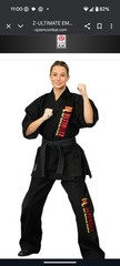 Z Ultimate Heavy Weight GI Martial Arts Uniform W/ Embroidered Emblem & Patches