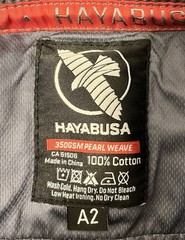 Hayabusa Jiu Jitsu Gi Dark Gray Sz A2 Pearl Weave Chest 44 Length 29 No Belt