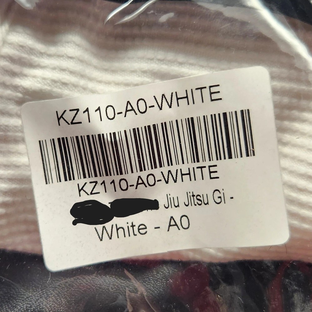 White Jiu Jitsu Gi A0 A1 A4 A5 A3H A2H A1L A2L Adult Karate KZ110