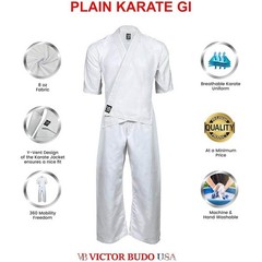 Shotokan KARATE UNIFORM Kids Adults KARATE GI 8-oz Martial Arts Free Belt