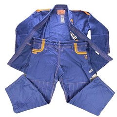 Sanabul Core Series Gi Set A3 Blue Orange Jiu Jitsu MMA BJJ Combat Grappling UFC