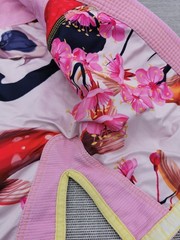 Fluory Pink Koi Fish BJJ Gi Jacket Only – Women’s F1/F2 (Fits Small/Medium)