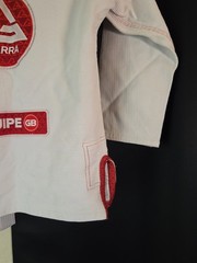 Gracie Barra Equipe Jiu Jitsu Gi Jacket Y6 Kimono White Top Only Size Youth 6