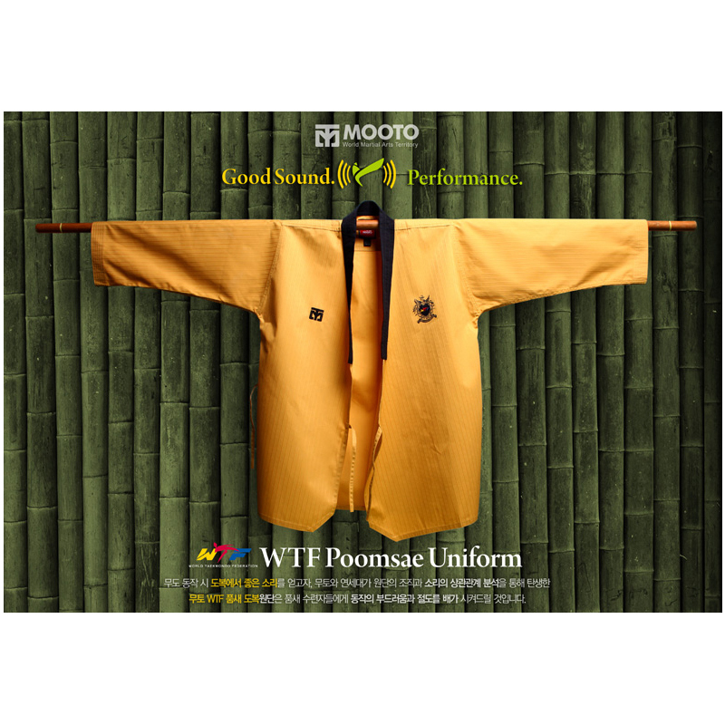 Mooto Kukkiwon Taekwondo High Dan Poomsae Uniform Dobok Gi TKD WTF Approved New