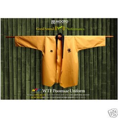 Mooto Kukkiwon Taekwondo High Dan Poomsae Uniform Dobok Gi TKD WTF Approved New