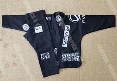Unisex Brazilian jiu jitsu kimono custom made high quality black bjj gi A00 Size