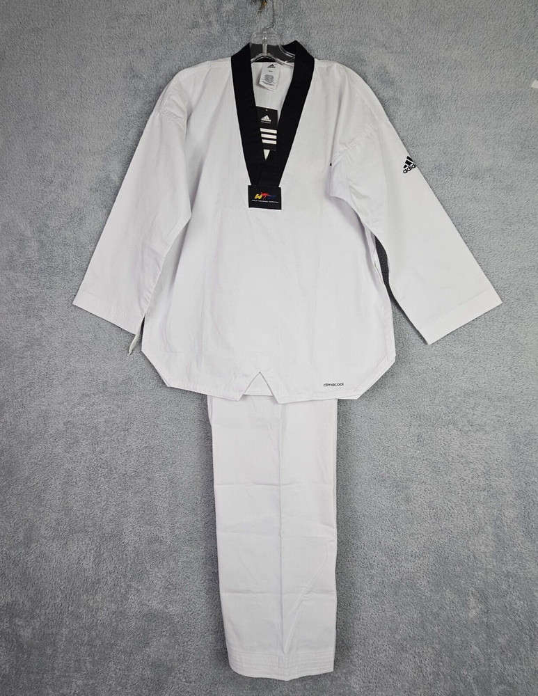 NWT Adidas World Taekwondo ADI CHAMP III Top Youth 160cm Unbranded Pant Size 4