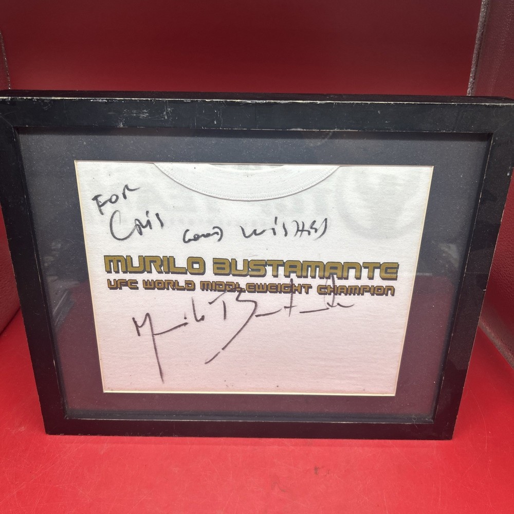 Brazilian Top Team Jiu Jitsu Murilo Bustamante T Shirt UFC World Champion Signed