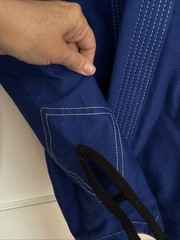 Verus New Blue Red And White Cotton Adult Jiu Jitsu Jacket A2 GLADIUS BRAZILIAN