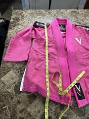 Vector Sports Brazilian Jiu Jitsu Gi Top Size K3 Gear Up Attila Series Pink Kids