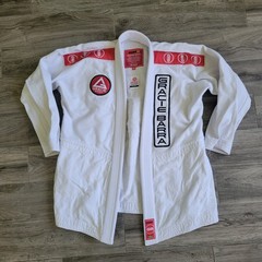 Gracie Barra Equipe GB Edition BJJ Gi Kimono Top Jacket White Adult A3 Jiu Jitsu