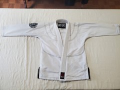 Lot of 2 Wartribe BJJ Gi Jacket Top (1) Black and (1) White Size C3 *TOP ONLY*