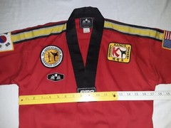Taekwondo BEST SANGMOOSA uniform Kid’s Size 1 150CM-SEE MEASUREMENTS (No Pants).