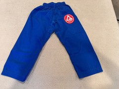 Gracie Barra Equipe Kids Jiu-Jitsu Gi Set Jacket Pants Blue Size Y4-TRAIN-LITE