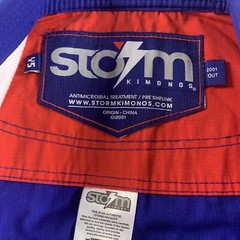 storm kimono bjj gi Jacket Ultra Lightweight Breathe Tech Ripstop Blue Y5