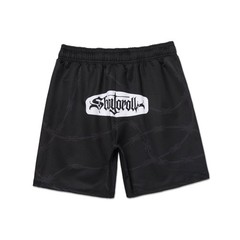 Shoyoroll Barb Wire Rash Guard SS (White) & Short Bjj No Gi Uniform Competitor