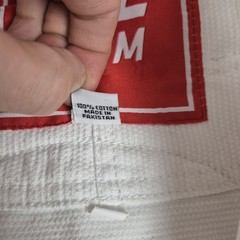 UFC GYM Gi Set Size A1 White Premium Edition Brazilian Jiu Jitsu BJJ Jacket Pant