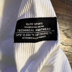Elite #ET2500 Gi Jujitsu Adult Size A1
