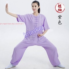 Summer Women’s Tai Chi Suit Kung Fu Costum Morning Exercise Uniform Martial Arts
