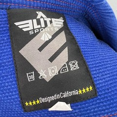Elite Sports BJJ Gi Core Blue A2 Men Side Slits
