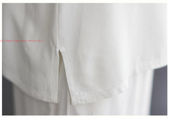 Women Tai Chi Suit Kung Fu Morning Exercise Uniform Cotton line martial arts Set