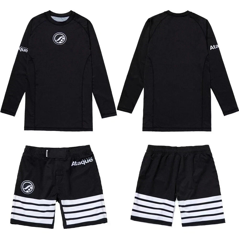RashGuard and Shorts are made of very fine quality stretchable material and ver