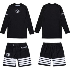 RashGuard and Shorts are made of very fine quality stretchable material and ver