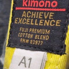 Fuji Kimono 83977 Traditional High Quality Yellow/White Belt