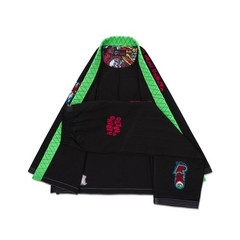 Albino & Preto Till Death Black BJJ Gi with Bags – Premium Brazilian Jiu-Jitsu